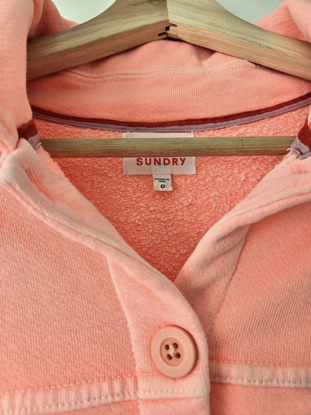 Sundry Button Down Shacket - Picture 5 of 6
